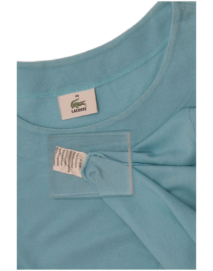 T-shirt damski Lacoste, rozmiar 44, duży, niebieski, bawełniany