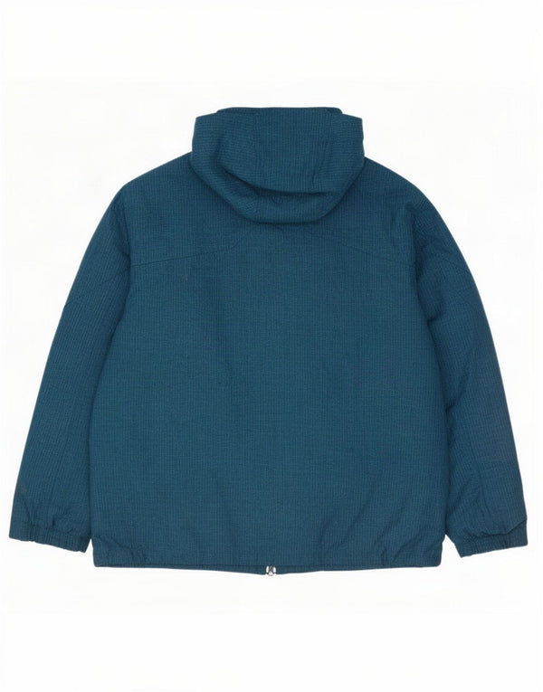 Męska kurtka wiatrówka z kapturem Columbia UK 44 2XL Niebieski nylon