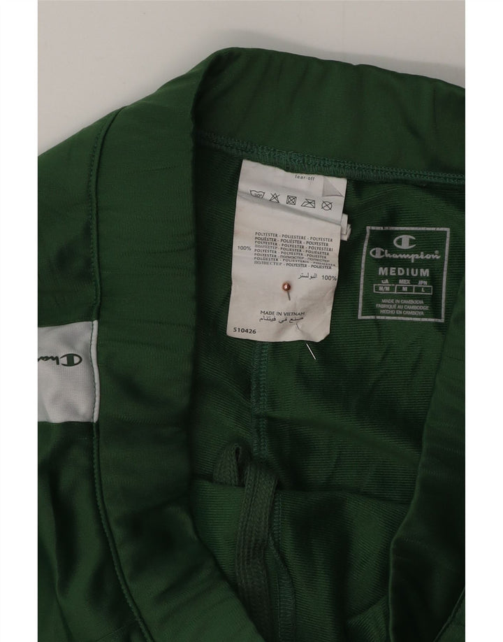 Damskie spodnie dresowe CHAMPION z grafiką UK 14 w kolorze średniej zieleni