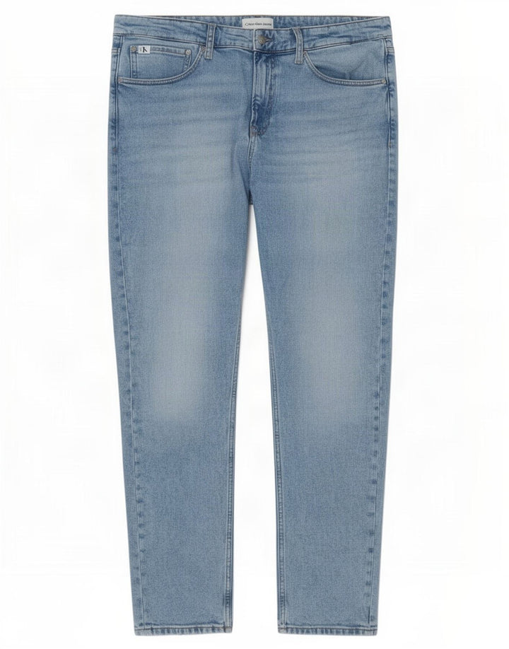 Męskie dżinsy Calvin Klein W38 L32 Niebieskie bawełniane
