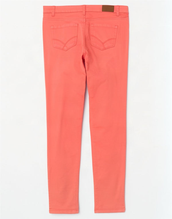 Spodnie damskie Dack's Slim Fit IT 46 Large W34 L30 Różowa bawełna