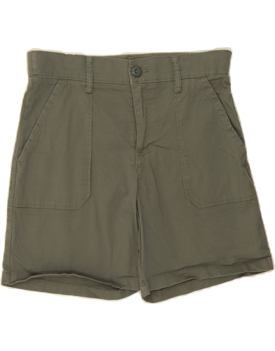 LEE Womens Casual Shorts US 8 Medium W30  Green Cotton Vintage Lee and Second-Hand Lee from Messina Hembry 