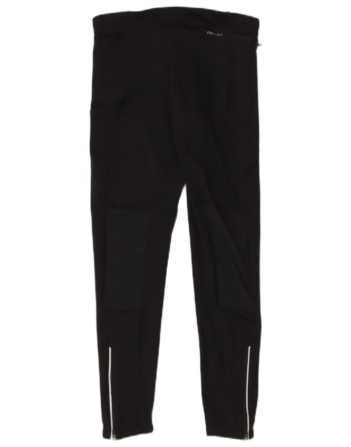 Legginsy damskie Nike UK 10, małe, czarne, poliestrowe