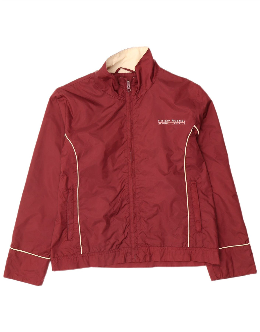 Damska kurtka dresowa Philip Russel UK 14 średni bordowy