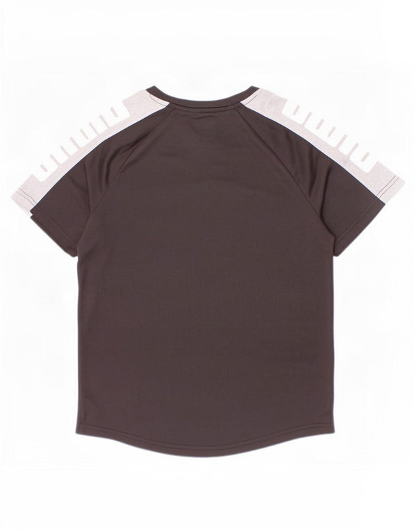 Chłopięcy T-shirt z grafiką Puma, 10-11 lat, średni czarny, blok kolorów