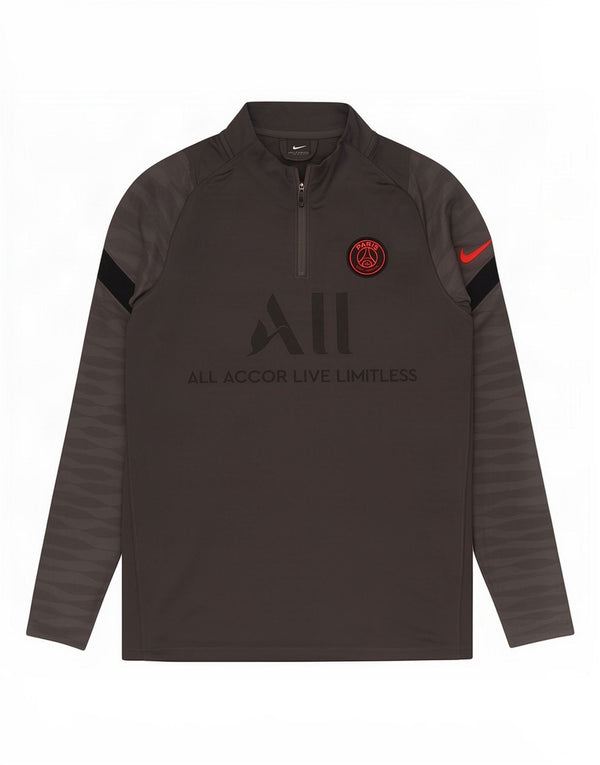 Męski dres Nike Paris Saint-Germain z grafiką, średni szary