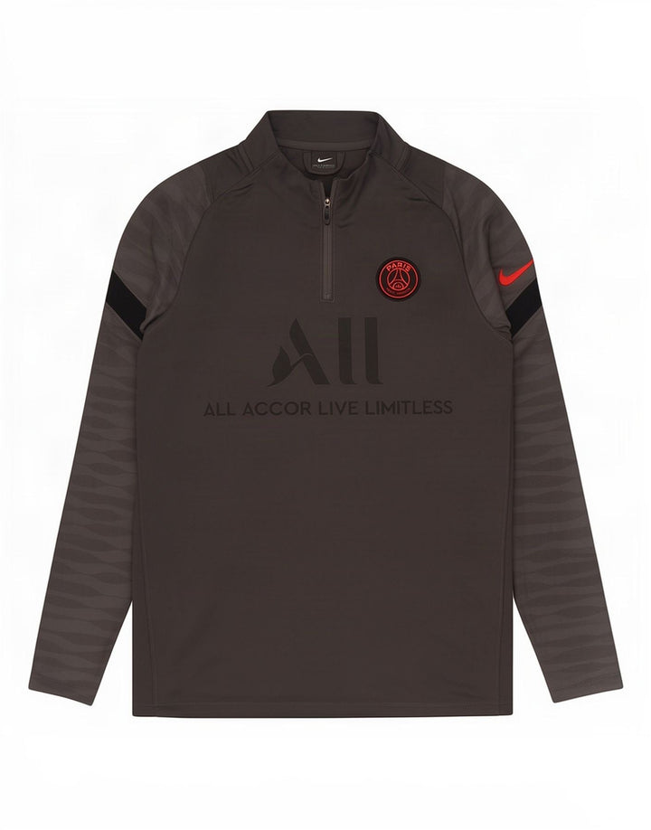 Męski dres Nike Paris Saint-Germain z grafiką, średni szary