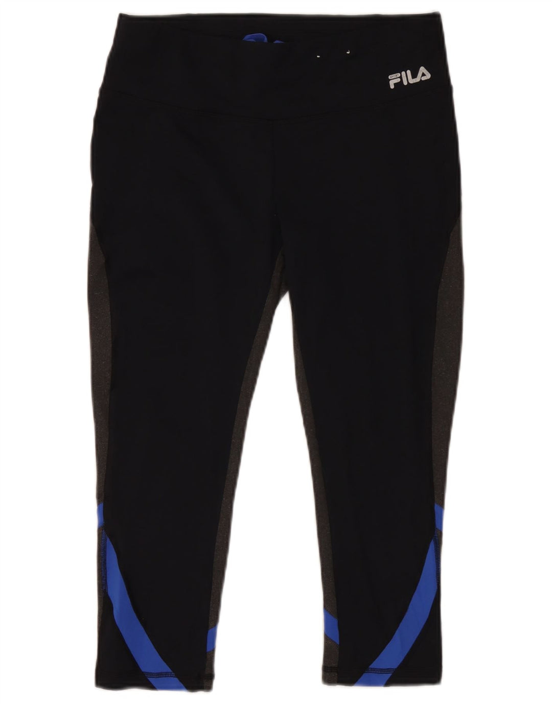 Damskie legginsy Capri Fila UK 14, poliester w kolorze średniej czerni