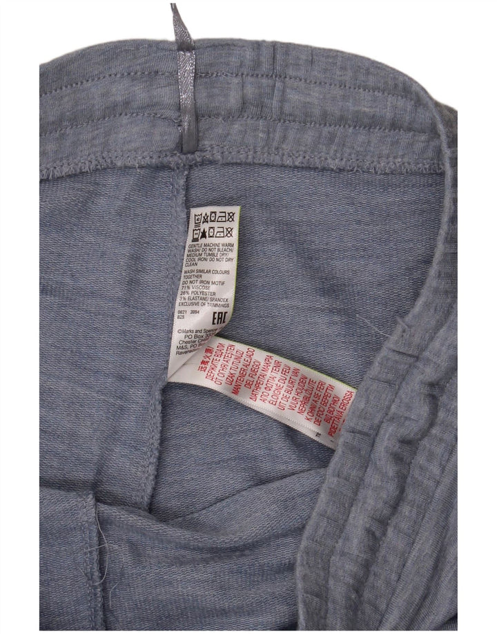 Damskie spodnie dresowe Marks & Spencer Joggers UK 12 Średni niebieski wiskoza
