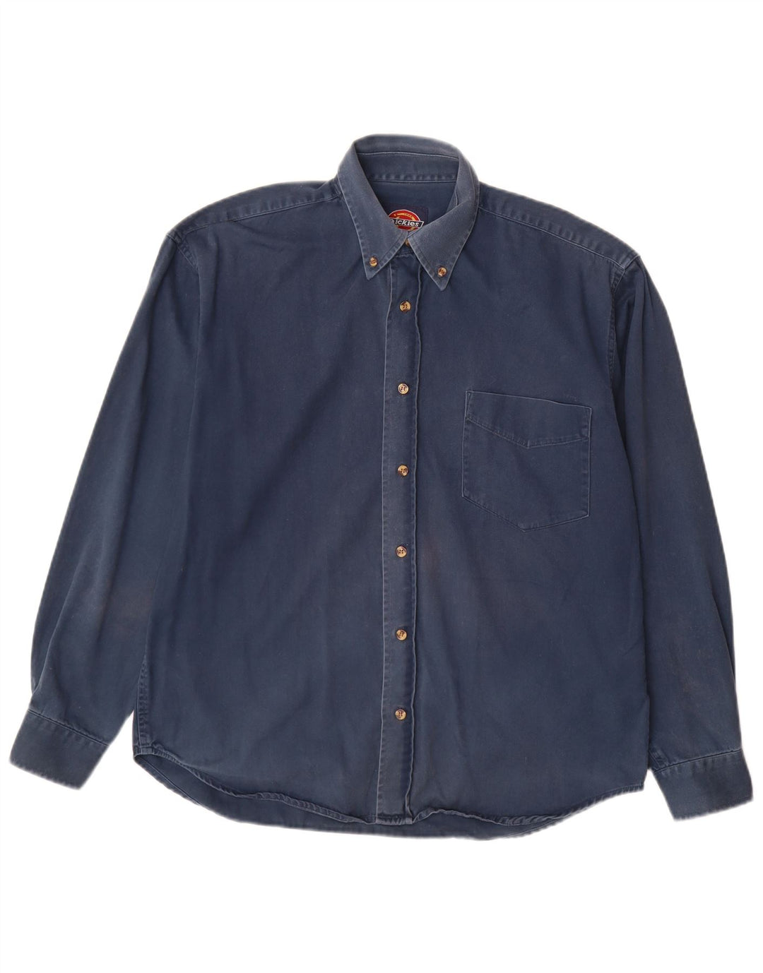 Koszula męska Dickies, średnia, granatowa, bawełniana