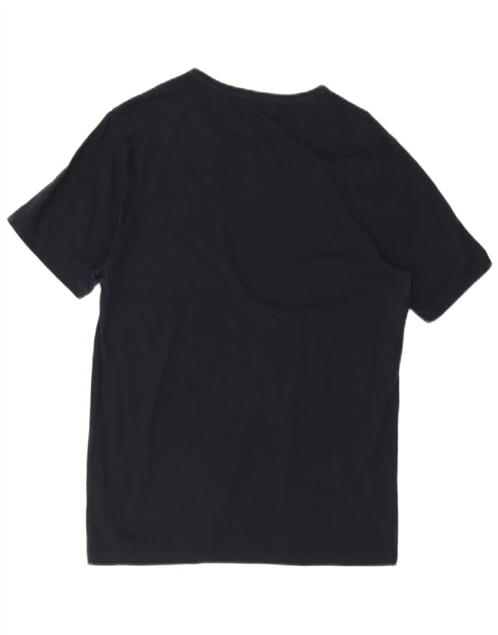 T-shirt męski Hugo Boss, duży, granatowy, bawełniany
