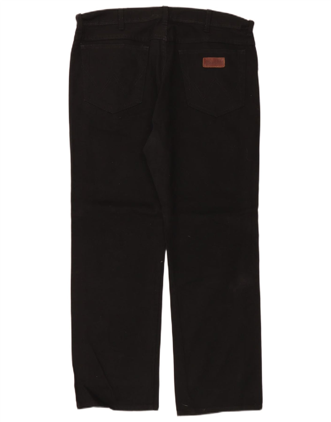Męskie jeansy Wrangler o prostym kroju W38 L30, czarne, bawełniane