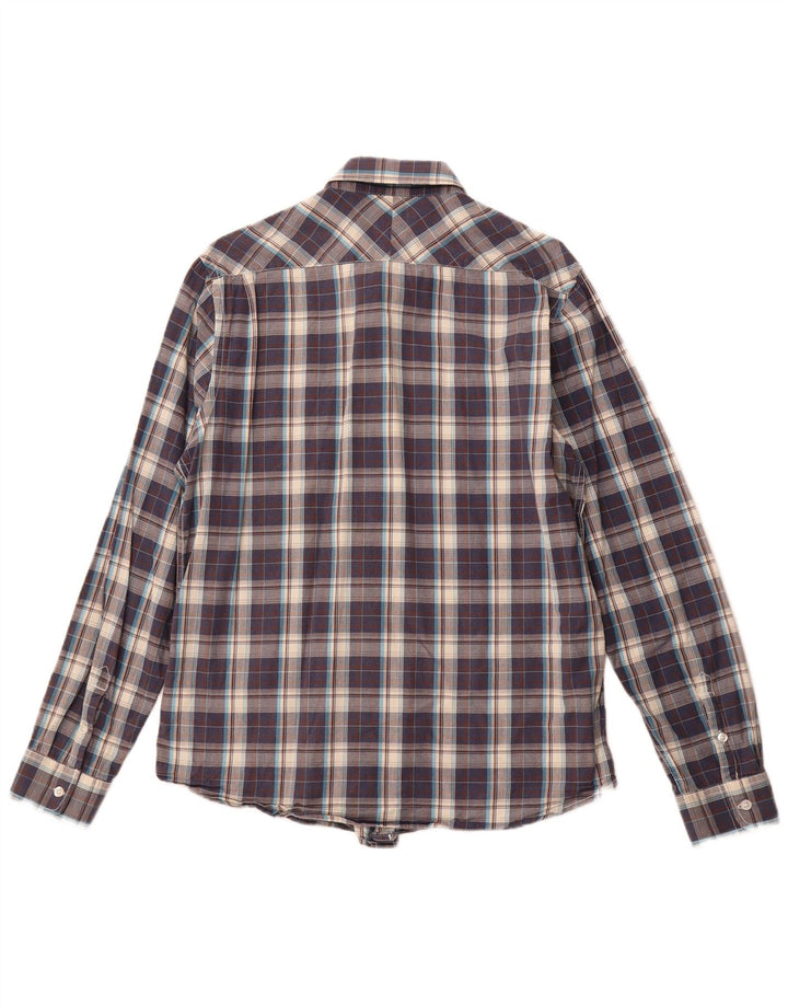 Koszula męska LEE, bawełniana, w dużą granatową kratkę