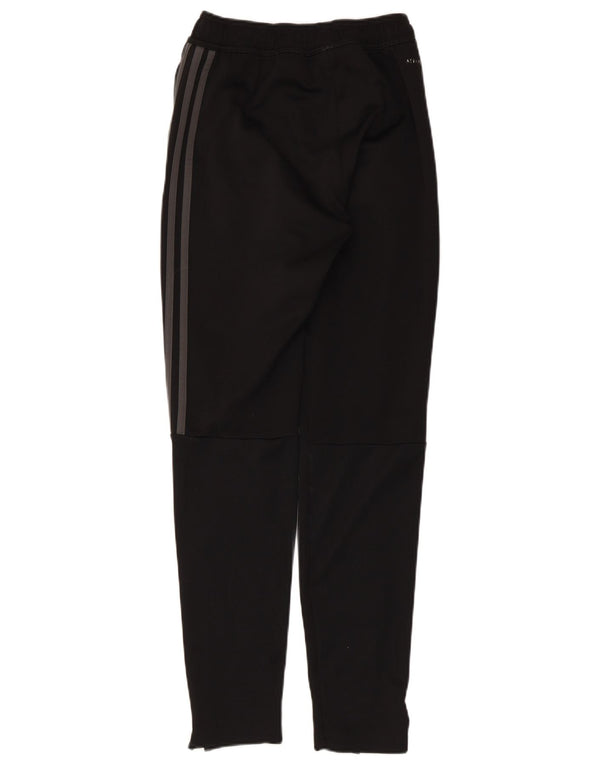 Damskie spodnie dresowe Adidas Climalite UK 4 XS, czarne, poliestrowe