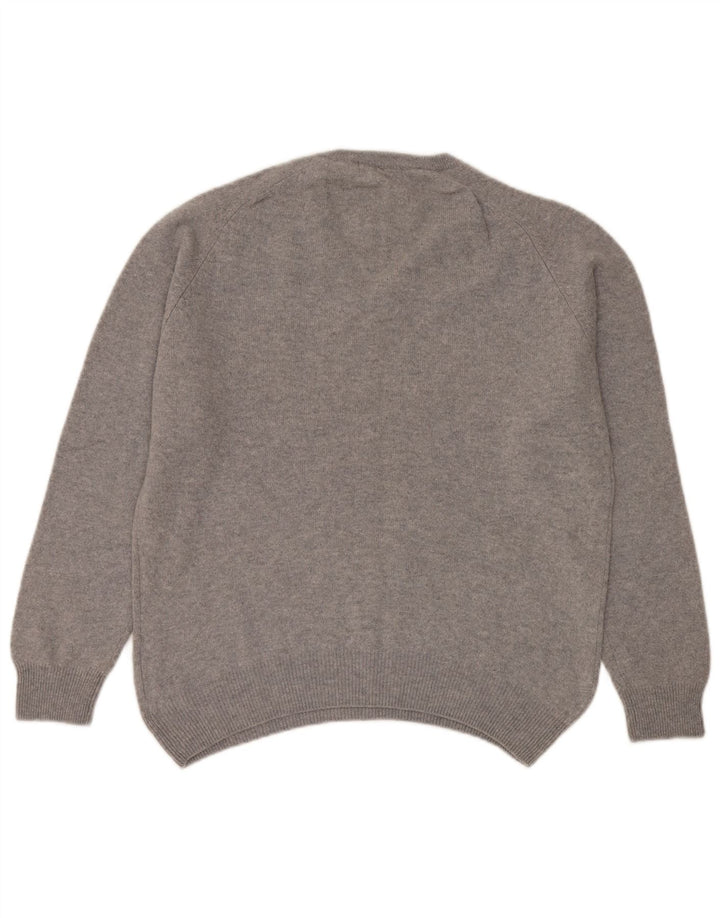 Sweter damski Marks & Spencer Blue Harbor z dekoltem w kształcie litery V, UK 14, średni szary