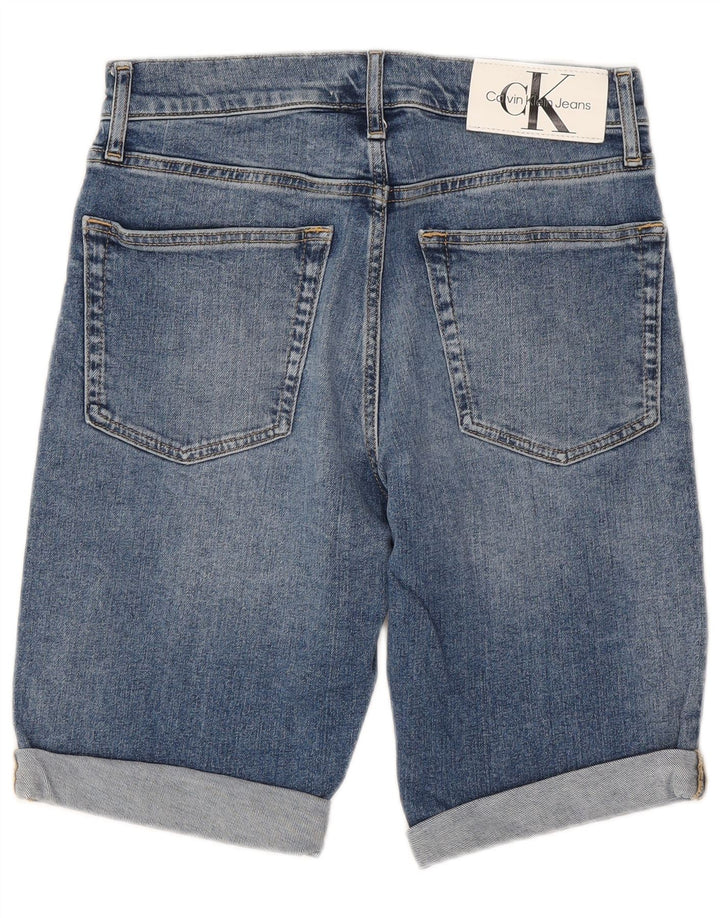Męskie spodenki jeansowe CALVIN KLEIN W29 Small, niebieskie, bawełniane