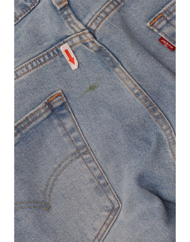Męskie jeansy Levi's 502 zwężane W38 L31 niebieska bawełna