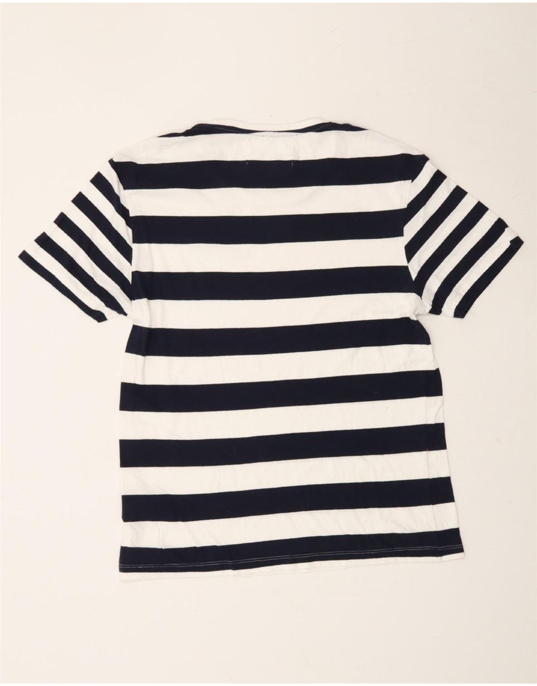 ZARA Mens Relaxed Fit T-Shirt Top Medium Black Striped Cotton Vintage Zara and Second-Hand Zara from Messina Hembry 