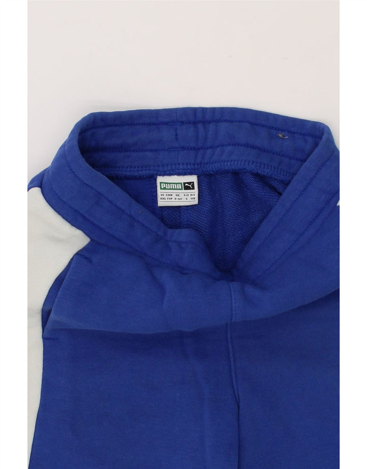 PUMA Boys Graphic Sport Shorts 4-5 Years Blue Colourblock Vintage Puma and Second-Hand Puma from Messina Hembry 