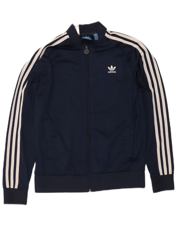 Kurtka chłopięca Adidas Dresowa Top 13-14 Lat Granatowa Poliester