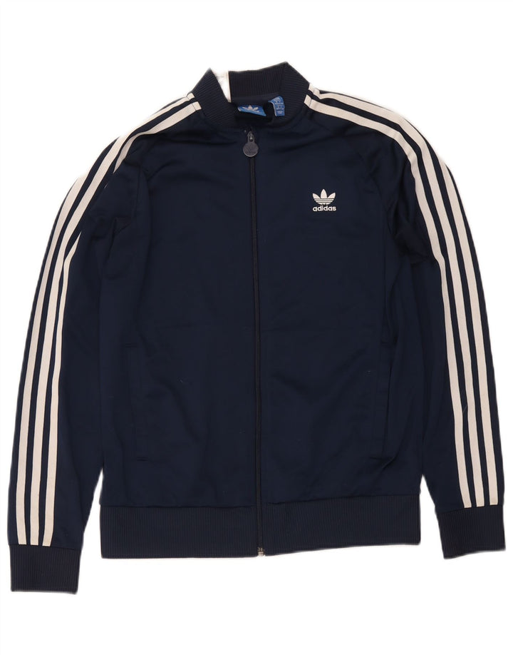 Kurtka chłopięca Adidas Dresowa Top 13-14 Lat Granatowa Poliester