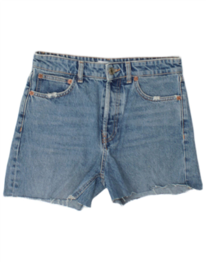 Damskie spodenki jeansowe Zara EU 38 Small W28 Niebieskie
