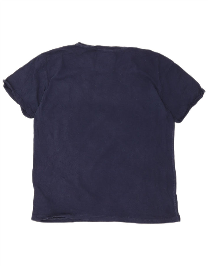 Damski T-shirt z grafiką Superdry Top UK 12, średni granatowy, bawełniany