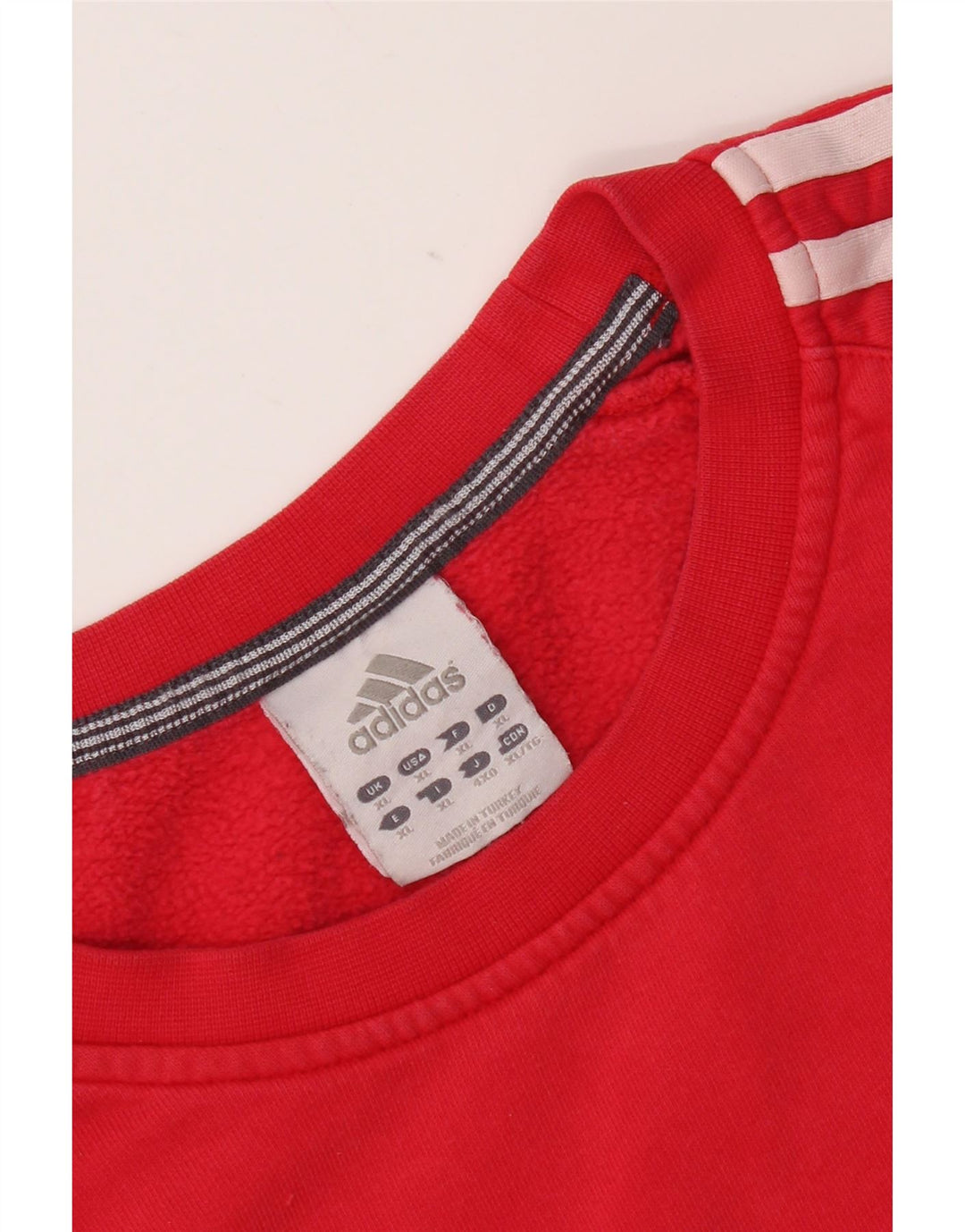 Adidas Męska Bluza Sweter XL Czerwona