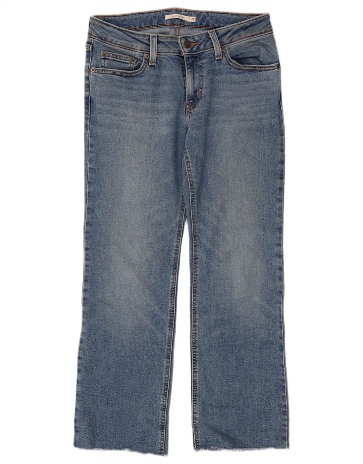 Damskie dżinsy Levi's Super Low Bootcut W28 L30 Niebieska bawełna
