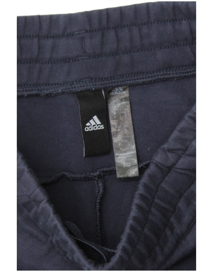 Męskie spodnie dresowe Adidas, małe, granatowe, z blokami kolorów