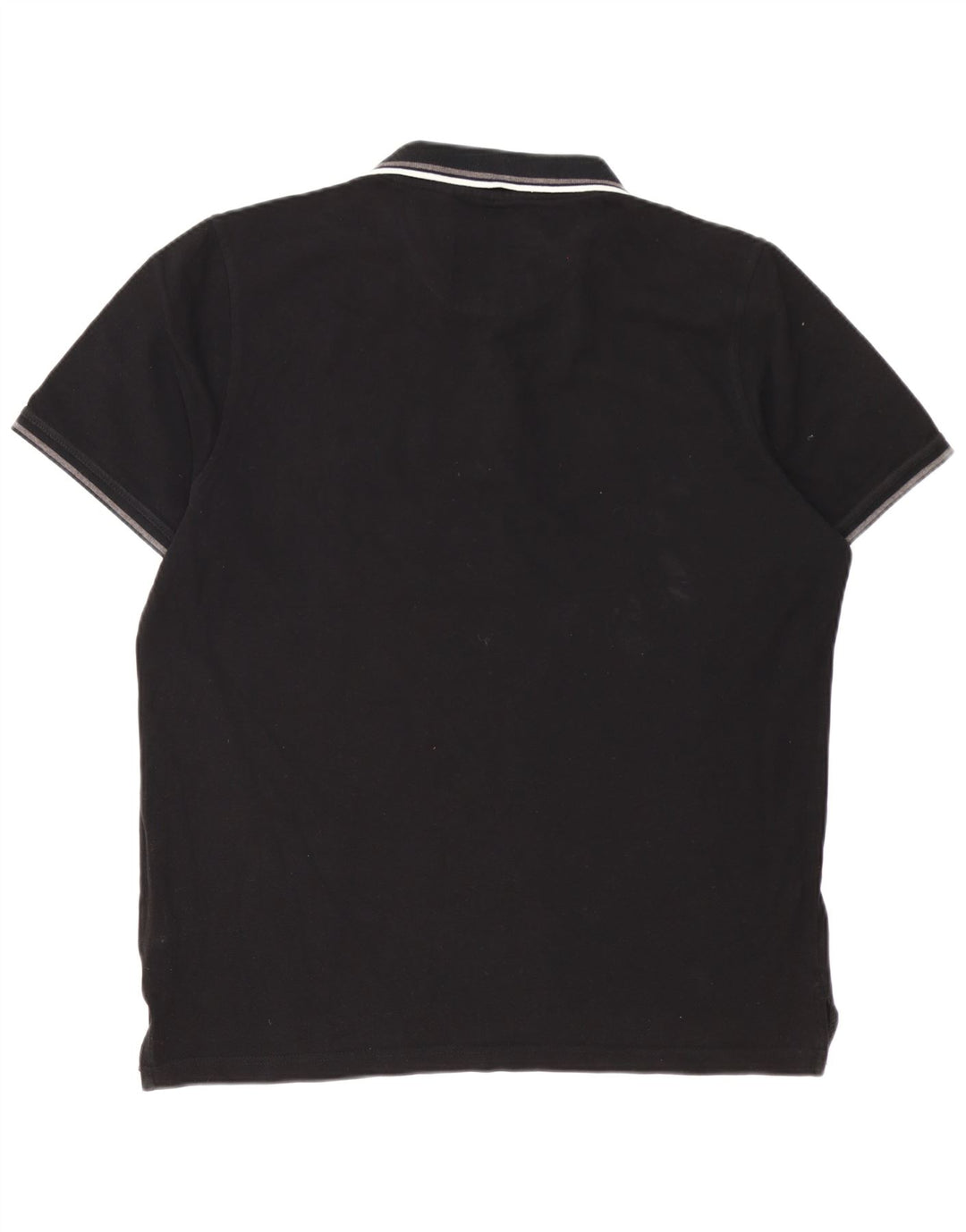 Męska koszulka polo Regular Pierre Cardin XL, czarna, bawełniana