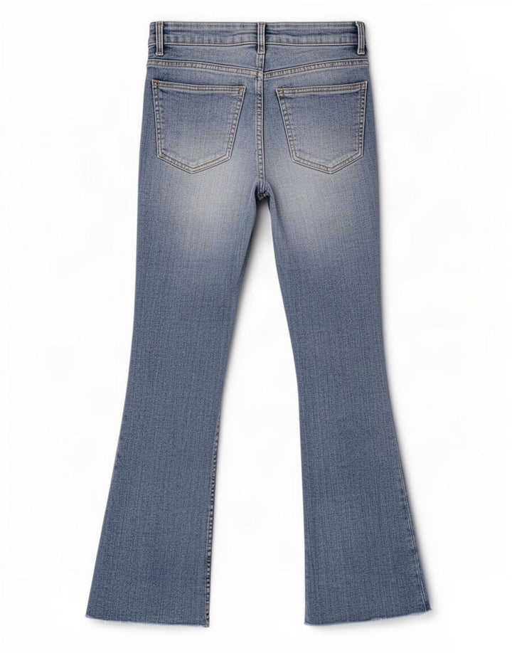 Damskie jeansy rozkloszowane Zara EU 40 Medium W30 L26 Niebieskie