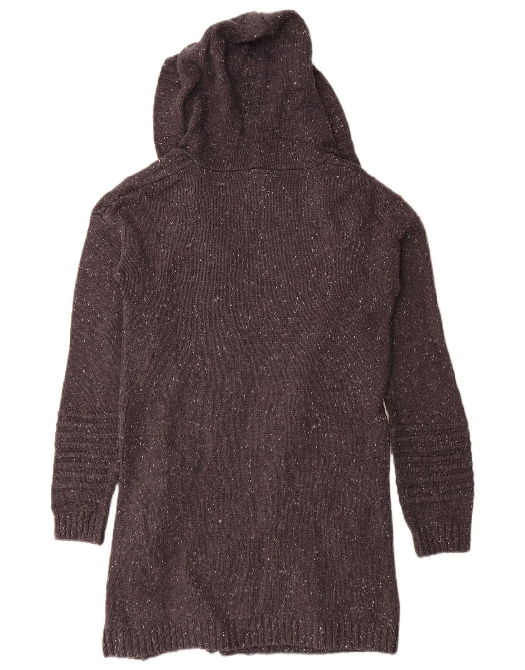 Damski sweter rozpinany Rip Curl Longline Open Cardigan UK 14 Średni szary nakrapiany