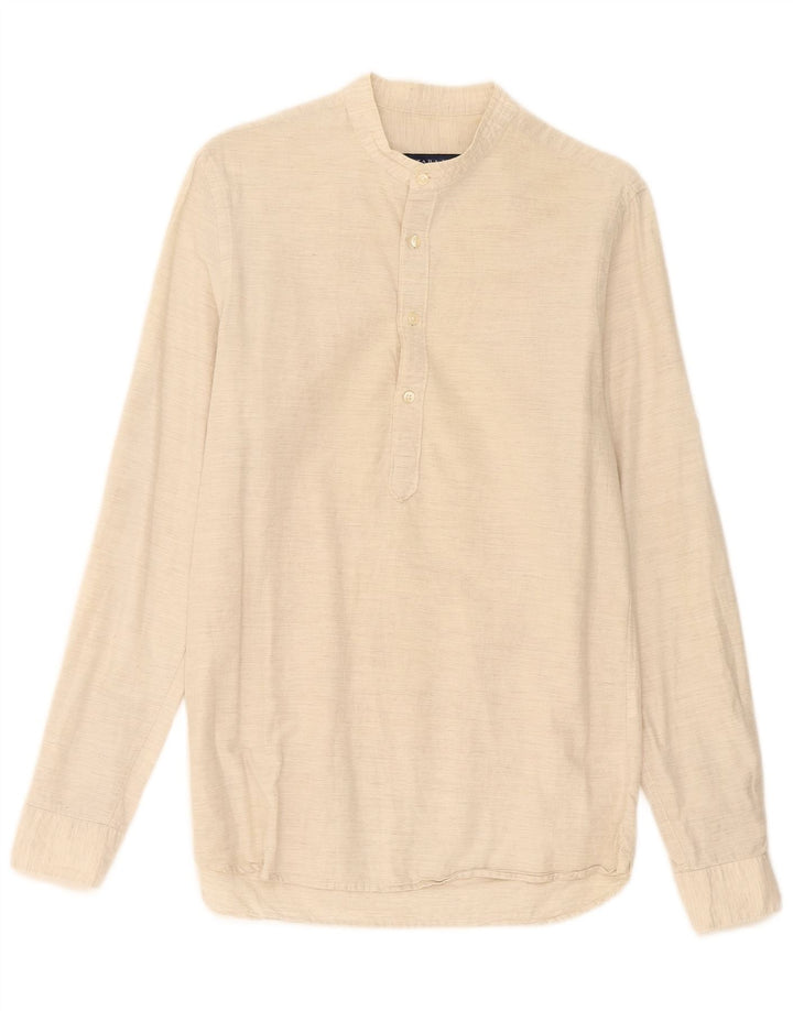 Koszula męska Zara Slim Fit, mała, beżowa