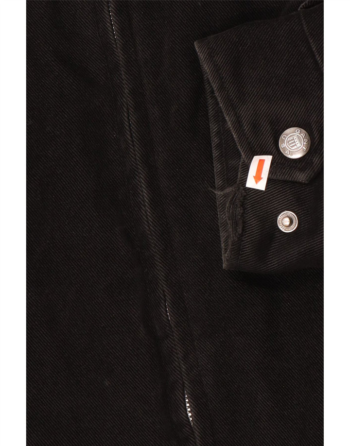 Męska kurtka bomberka GANT UK 38, średnia czarna, bawełniana