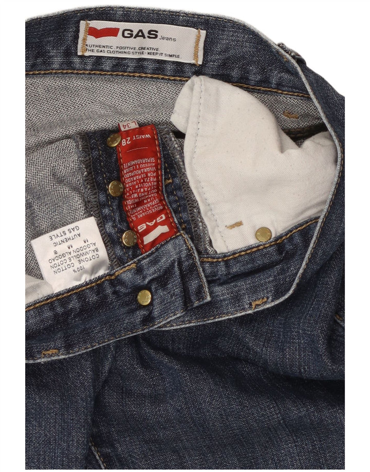 Dżinsy damskie GAS W28 L34 Niebieskie bawełniane