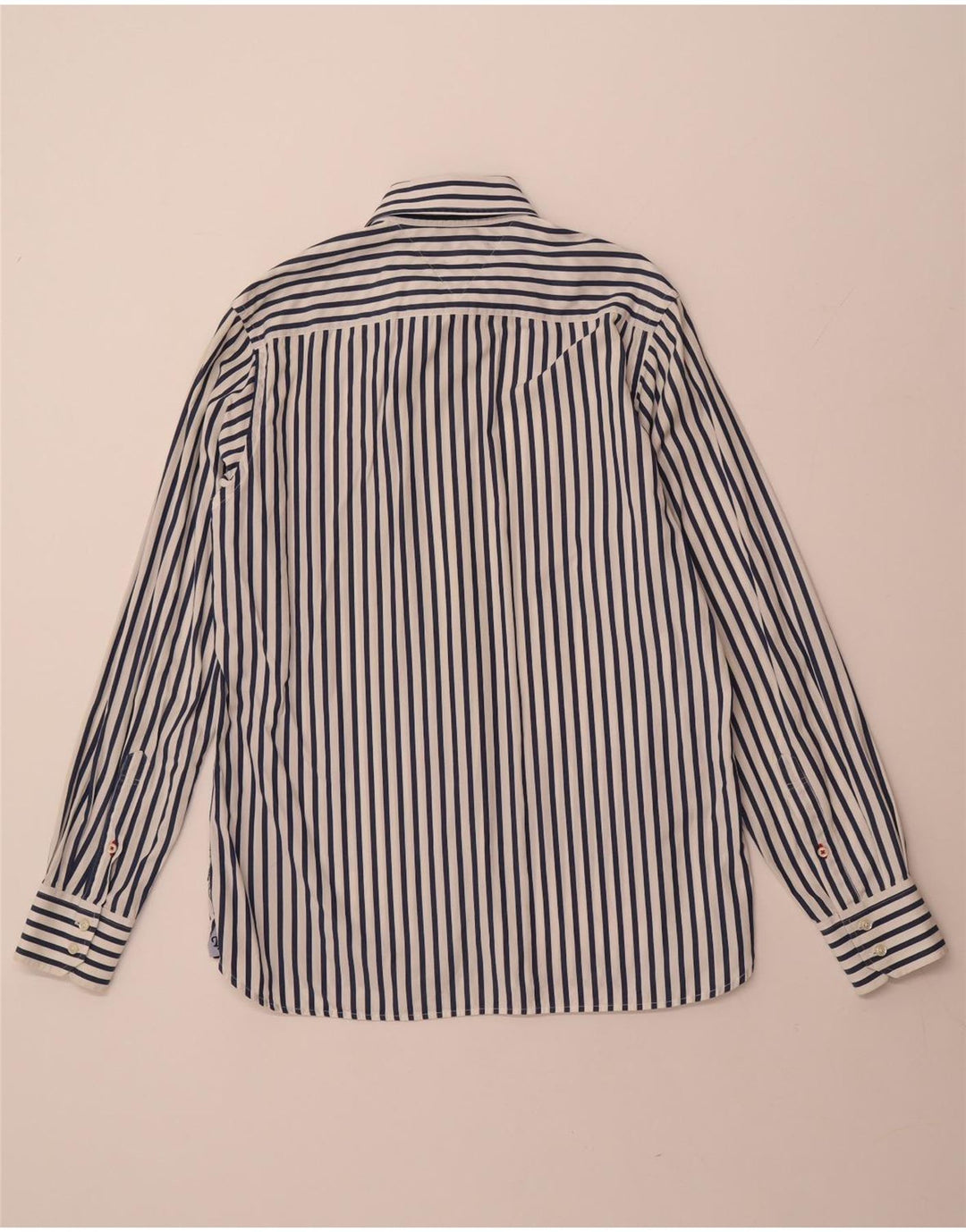 Koszula męska TOMMY HILFIGER, bawełniana w średnie białe paski