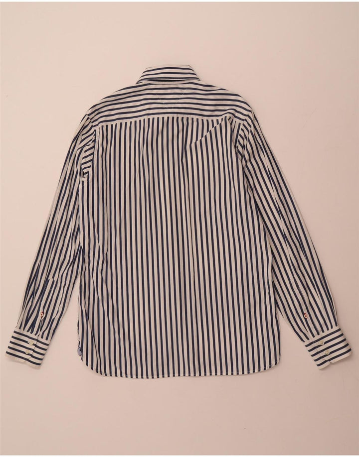 Koszula męska TOMMY HILFIGER, bawełniana w średnie białe paski