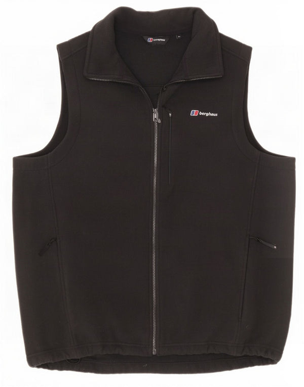Męska kamizelka polarowa Berghaus UK 42 XL, czarna bawełna