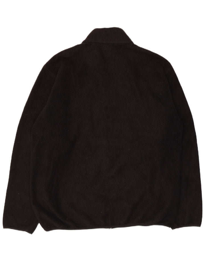 Męska kurtka polarowa L.L.Bean UK 42 XL, czarna, poliestrowa