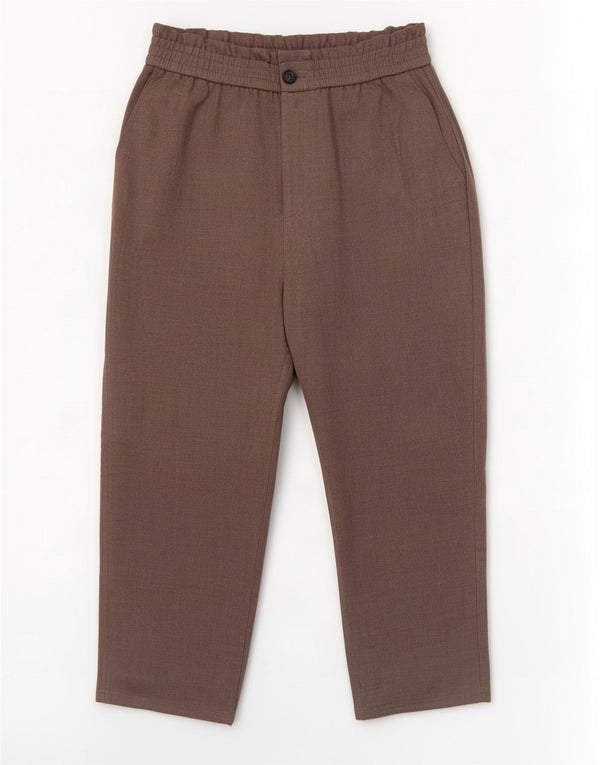 Damskie, zwężane spodnie Zara z wysokim stanem 2XL W34 L24 szare