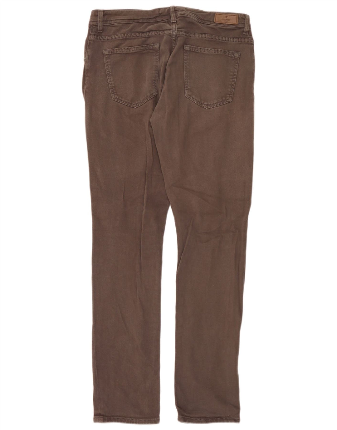 Męskie spodnie typu slim casual Hackett W36 L32 Szara bawełna