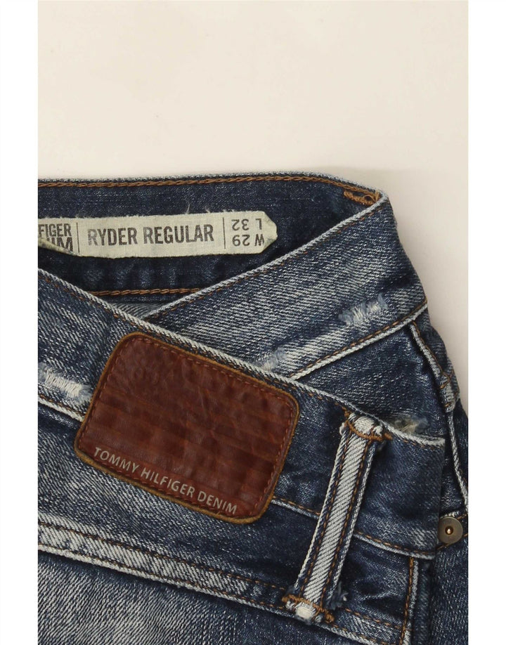 Damskie jeansy Tommy Hilfiger Ryder Distressed Regular Straight W29 L32 Niebieskie