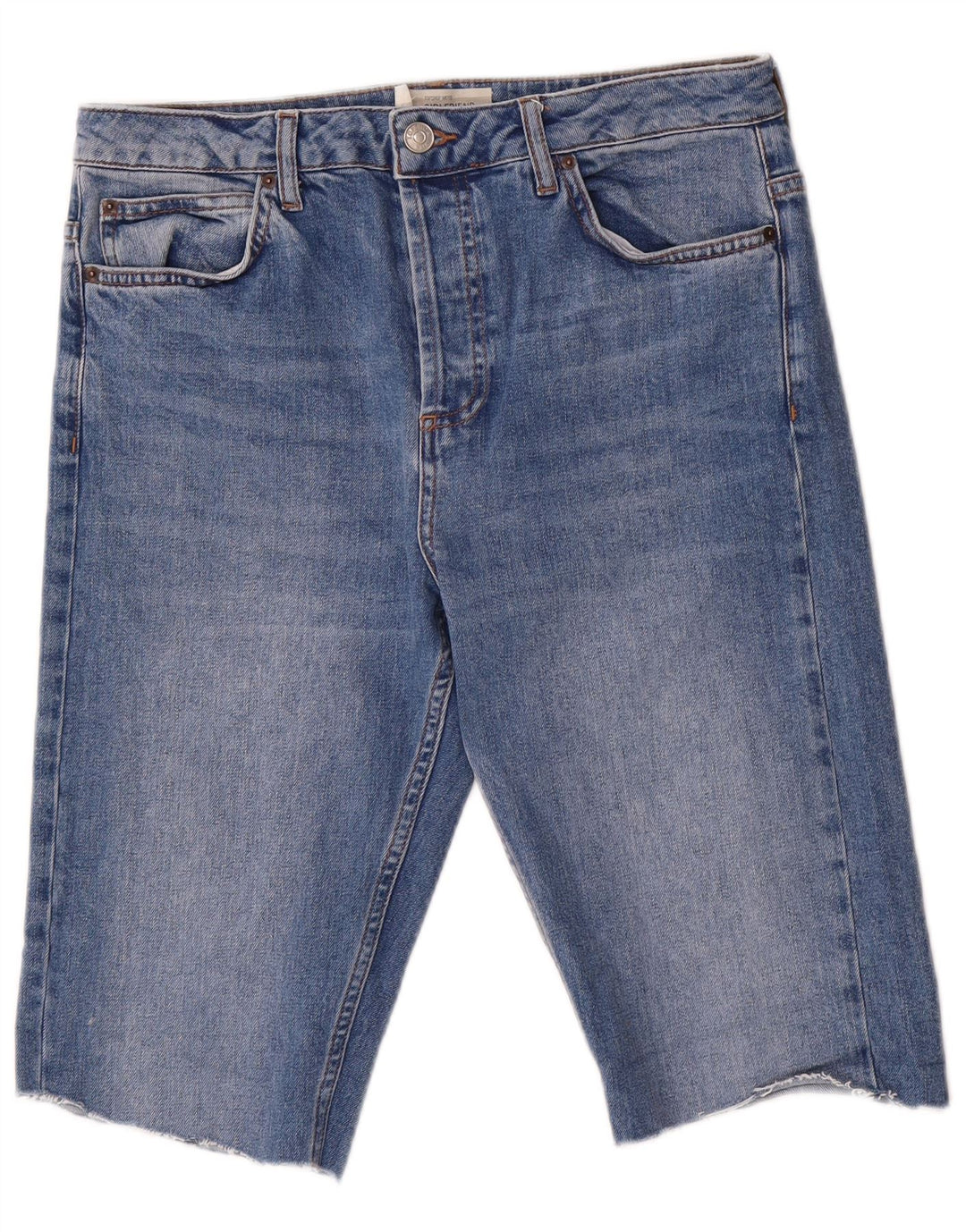Damskie spodenki dżinsowe Topshop W30 Średnioniebieskie, bawełniane