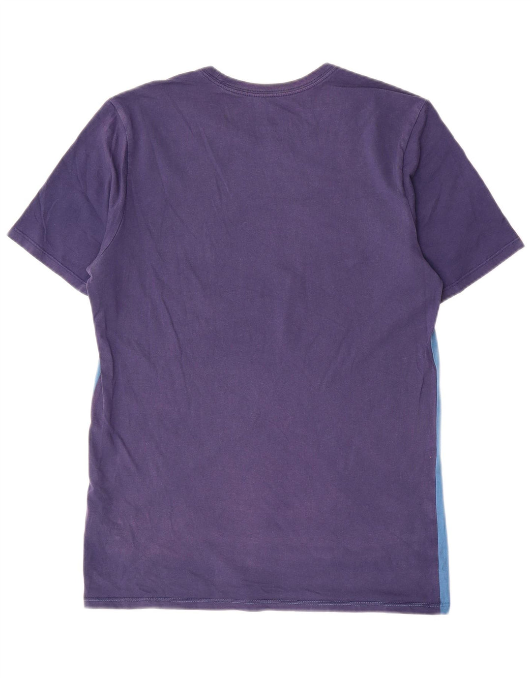 T-shirt męski Nike, bawełniany, średnioniebieski, z blokami kolorów