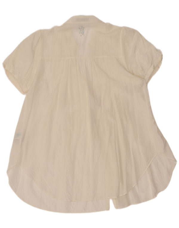 Damska bluzka z krótkim rękawem Guess By Marciano IT 44 Medium Off White