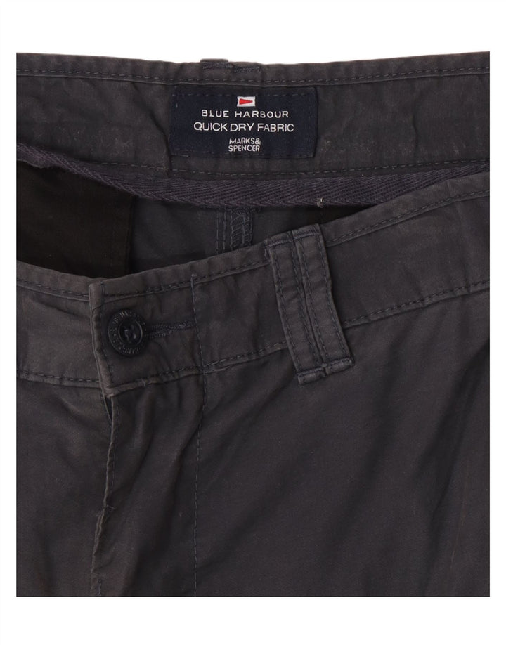 Marks & Spencer Męskie bermudy Blue Harbor Cargo W34, duże, szare