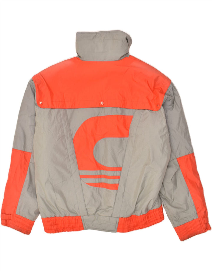 CARRERA Mens Graphic Windbreaker Jacket UK 38 Medium Orange Colourblock Vintage Carrera and Second-Hand Carrera from Messina Hembry 