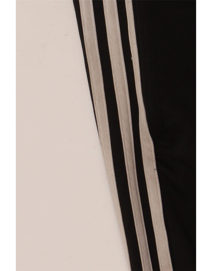 Męskie spodnie dresowe Adidas Climalite, małe, czarne, poliestrowe