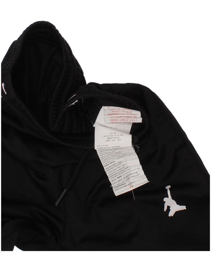 Spodnie dresowe chłopięce JORDAN z grafiką, 8-9 lat, małe, czarne